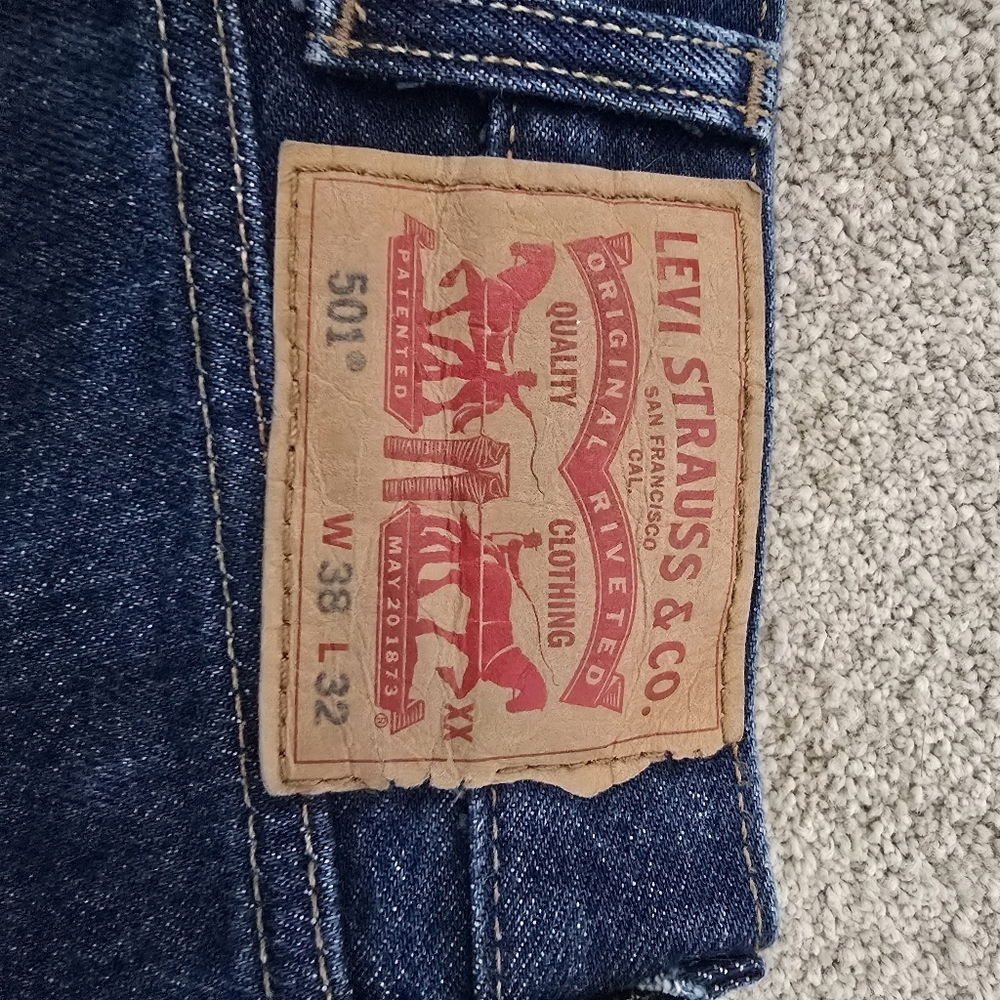Men's 501 button fly jeans - Picture 4 of 13